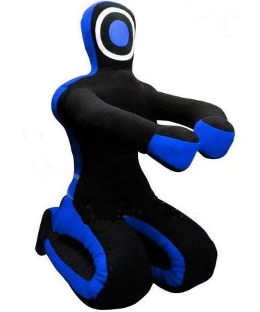 Buy MMA Dummy Judo Punching Bag - Unfilled Grappling Dummy in Black/Blue | Perfect for Training & Fitness - International Shipping - Buy Online on GoSupps.com