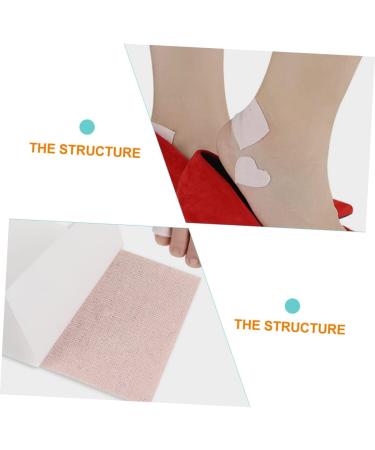 UKCOCO 50 Sheets Flannel Footsticker Shoe Pads Corn Cushions Glass Milk Bottle Forefoot Pads Feet Callus Pads Breathable Foot Pads Metatarsal Pads of Foot of Feet Care Pink Insole - Buy Online on GoSupps.com