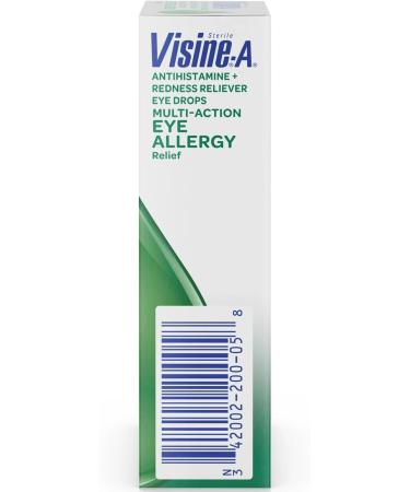 Buy 15 Ml Visine Multi Action Allergy Eye Drops (Pack of 6) Fast International Shipping - Buy Online on GoSupps.com
