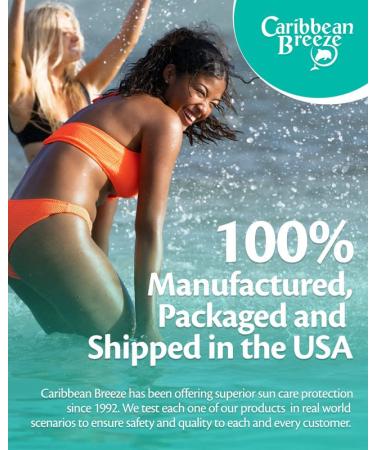 Caribbean Breeze Golden Carrot Tanning Accelerator Lotion | Natural Sun Tan Enhancer with Pomegranate & Aloe | Moisturizing & Anti-Aging | 8.5 oz - Buy Online on GoSupps.com