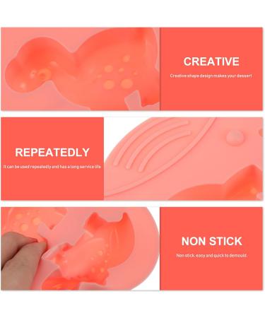 Zerodeko Cake Mold Silicone Molds Silicone Soap Mold Rice Container DIY Mold Ice Mold Baking Tools Chocolate 22.1X19.3X2.6CM Pink - Buy Online on GoSupps.com