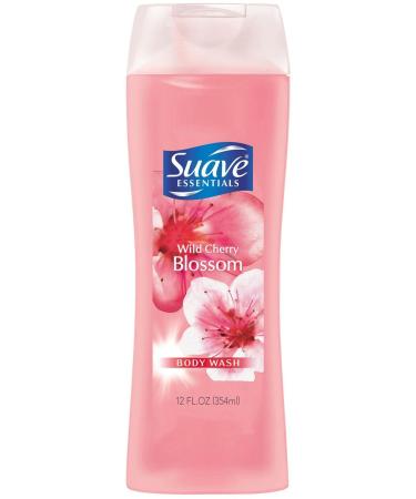 Suave  Essentials Body Wash 12oz  wild cherry blossom  12 Fl. Oz wild cherry blossom 12 Fl Oz (Pack of 1)