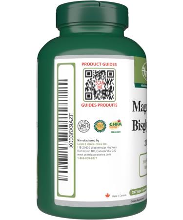 VORST Magnesium Bisglycinate 200mg 180 Vegan Capsules (Gentle) | Promotes Bone Health | Bis-Glycinate Supplement for Men & Women | Powder Pills | 1 Bottle 180 count (Pack of 1) - Buy Online on GoSupps.com