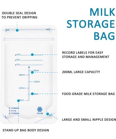 3-Pack Breastfeeding Bra & Nipple Protection with Milk Collectors & 6 Storage Bags | Best for Breast Milk Preservation - Buy Online on GoSupps.com