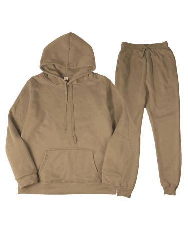 Hanxiulin training suit for men jogging suit sports suit cotton training suits men jogging pants made of cotton sports clothing fitness sport joggen khaki XL