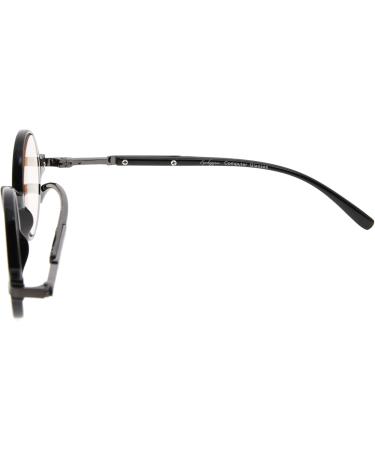 Eyekepper Anti UV Round Reading Glasses - Vintage Professor Oval Readers (Black +1.50) - International Shipping Available - Buy Online on GoSupps.com