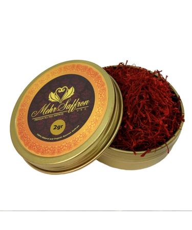 Premium Spanish Saffron Threads / 2 Gram Pure Spanish Saffron Tin 0.03 Ounce (Pack of 3)