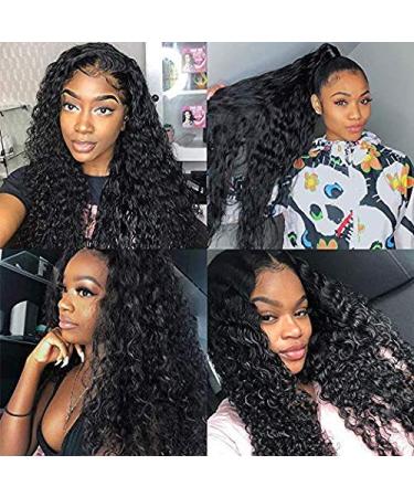 30 Inch Brazilian Water Wave Lace Frontal Wig â€“ Remy Human Hair for Black Women - Buy Online on GoSupps.com