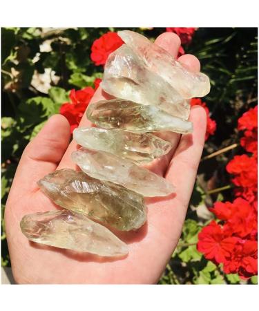 Crafts Natural Green Crystal Raw Large Particles Gravel Raw Green Crystal Specimen DIY Jewelry Making JIZTGEDM - Buy Online on GoSupps.com