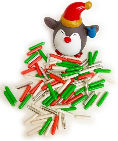 A Pinch Of...- Twinkle Christmas Macaroni Rods -25g. Red White Green and Silver perfect Christmas sprinkles for your festive cakes and bakes. Just enough for a single bake. - Buy Online on GoSupps.com