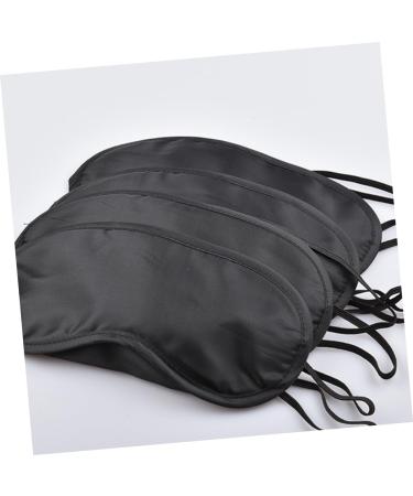 Lurrose 20pcs Silk Eye Mask Travel Eye Patch - Black Sleeping Mask for Restful Sleep and Relaxation - Buy Online on GoSupps.com