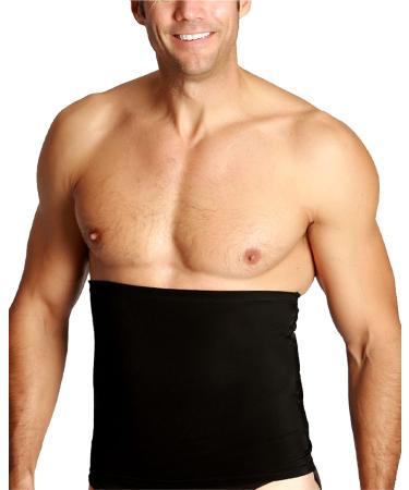 Insta Slim Men s Slimming Compression Firming Belt Slimming Tummy Control Special Occasions Back Support Posture Support XX-Large Black