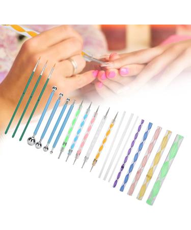 DIY Nail Art Tool Kit DIY Nail Tool Sets Nail Dotting Tools Set Ideal for Home Use Nail Art Salon - Buy Online on GoSupps.com