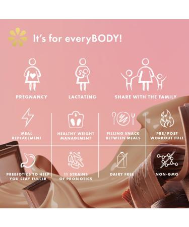 Boobie Body Superfood Protein Shake for Moms Pregnancy and Lactation Support Protein Powder to Increase Milk Supply Probiotics Organic Dairy-Free Gluten-Free Vegan Vanilla Cookie Single Srv 10pk - Buy Online on GoSupps.com