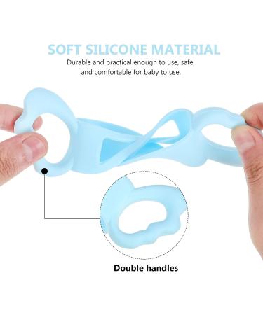 Toddmomy 4pcs Baby Bottle Handle - Wide-Neck Nursing Bottle Holder with Safety Teether - Buy Online on GoSupps.com