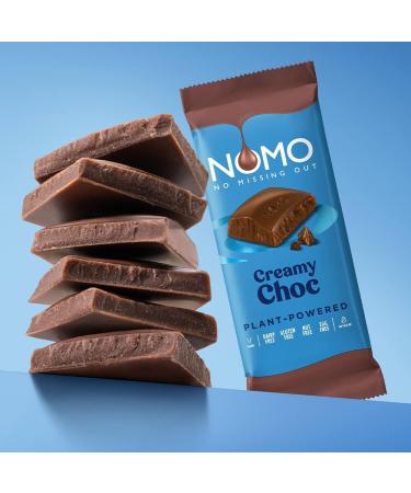  NOMO NOMO Large Creamy Plant-Based Vegan Chocolate Bars Dairy Free Gluten Free Nut Free Egg Free 75g (7 Bars) - Buy Online on GoSupps.com