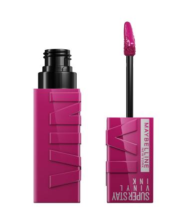 Maybelline New York - Liquid Lipstick - 16 Hour Wear and Shine Finish - Super Stay Vinyl Ink No. 170 Unafraid - 4.2 ml