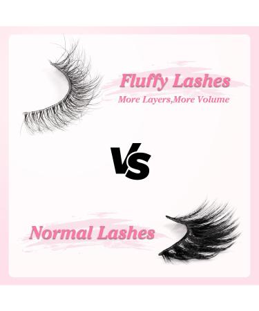 Parriparri Cat Eye Fluffy Wispy False Eyelashes - Natural Look 7 Pairs Mink 02 - Buy Online on GoSupps.com