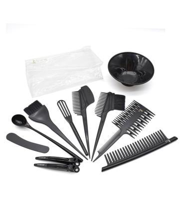 Beavorty Ear Protectors 1 Set Hair Dying Brush Hair Color Mixing Brush Bowls Hair Color Brush Tools Dye Bowl and Brush Highlighting Cap and Hook Highlight Brush Hair Ten Piece Set Hair Dye