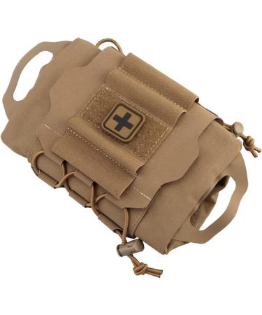 Tactical Military Bag MOLLE First Aid Pouch - Survival Two Piece System Med Roll Carrier with Hypalon Handle | International Shipping Available - Buy Online on GoSupps.com