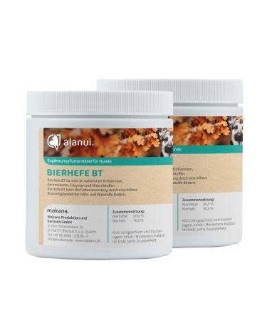alanui brewer's yeast BT (brewer's grains) for dogs 2 x 250 g can