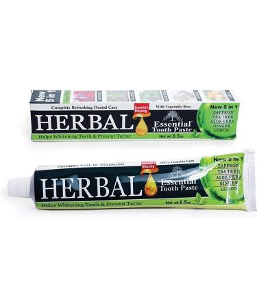 Essential Palace Blessing Natural Herbal Toothpaste Pack of 2-6.5 oz.
