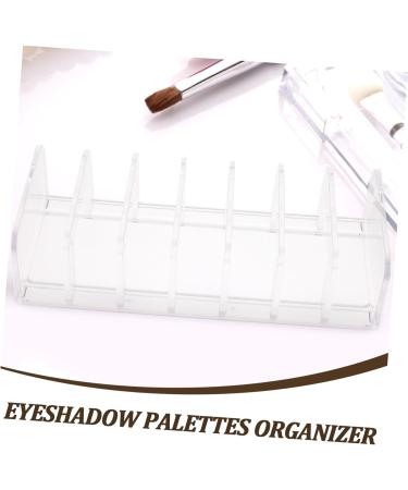 Housoutil Eye Shadow Storage Box Clear Cosmetic Case Makeup Stand Organizer Makeup Pallet Countertop Organizer - Buy Online on GoSupps.com