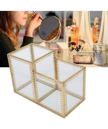 Nail Art Tool Storage Box Multifunction Brush Storage Box Cotton Pads Container Useful Cotton Pads Nail Salon for Store Brush Home(Two Compartment Storage Box) - Buy Online on GoSupps.com