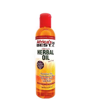Africa's Best Ultimate Herbal Oil 8oz (235ml) - Nourishing Hair Care Solution - Buy Online on GoSupps.com