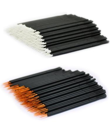 Ipetboom 100pcs Disposable Brush Mixed Tool and Cosmetic White Wands Liner Makeup Applicator Tools 10*0.5cm As Shown - Buy Online on GoSupps.com