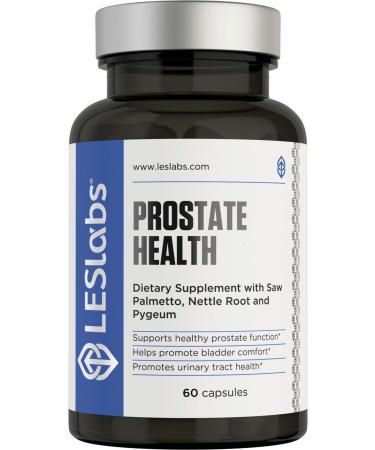LES Labs Prostate Health  Prostate Support, Urinary Tract Health, Fewer Bathroom Visits & Improved Sleep  Saw Palmetto, Pygeum, Beta Sitosterol & Nettle Root  60 Capsules