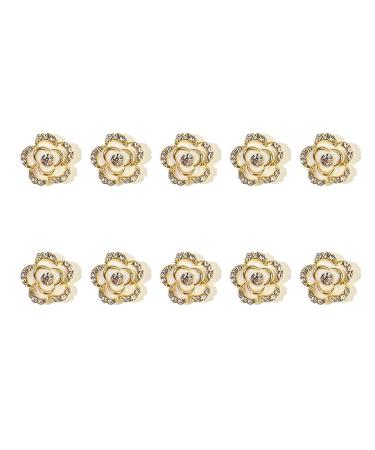 FEIlei 10x Luxury Zircon Nail Charms Nail Rhinestones Gems Luxury Nail Art Rhinestones