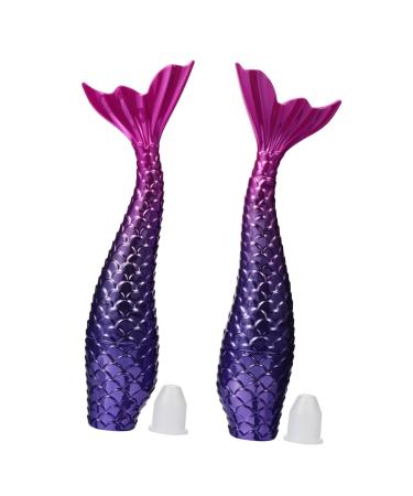 LALAFINA 2pcs Eyeliner Packaging Colored Mascara Transparent Empty Mascara Bottle Refillable Tubes Filling 1 count (Pack of 1) As Shown 2