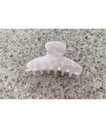 White Marble Claw Clip for Thick/Thin Hair - Stylish & Strong Jumbo Clip for Women/Girls - Buy Online on GoSupps.com