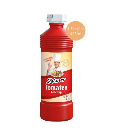 Zeisner Tomato Ketchup with Exquisite Spices | Vegan & Preservative-Free | 425ml - Premium Taste from Grasberg Bremen - Buy Online on GoSupps.com