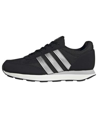 adidas Women's Run 60s 3.0 Lifestyle Running Shoes Sneakers 38 2/3 EU Core Black Silver Met Core White