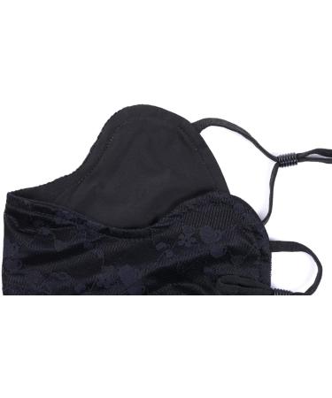 Shop Ligart Cooling Breathable Lace Face Mask for Women - Sun Protection Sports Mask in Black & Gray - International Shipping Available - Buy Online on GoSupps.com