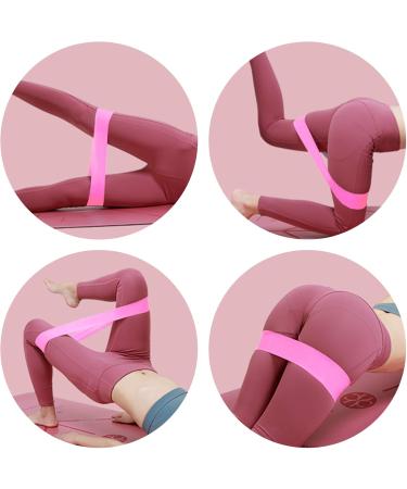 Suppeak Exercise Bands Set 5 Pack 12inch Premium Latex Resistance Loop Bands with 5 Resistance Levels Elastic Bands for Yoga Pilates Home Workout Physical Therapy Strength Training Pink - Buy Online on GoSupps.com