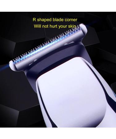 Professional Hair Clipper with 2 Guide Comb Cordless Electric Hair Trimmer Beard Shaver Rechargeable Haircut Grooming Trimmers for Men and Family Use (Blue) - Buy Online on GoSupps.com