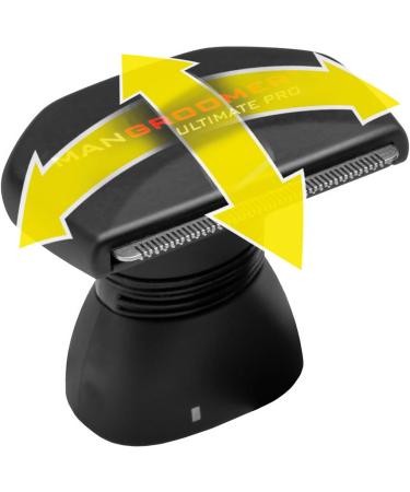 MANGROOMER Ultimate PRO Back Hair Shaver - 7th Gen Wide Blade Attachment & Shock Absorber Neck | Efficient Grooming for Men - Buy Online on GoSupps.com