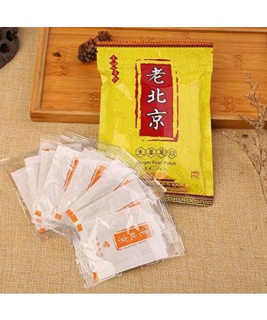 10PCS Ginger Detox Foot Patches Anti-Inflammation Swelling Ginger Foot Patch or Organic Herbal Detox Pads for Foot Health - Buy Online on GoSupps.com