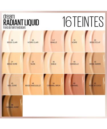Gemey Maybelline Liquid Satin Dream Foundation 21 Nude - Buy Online on GoSupps.com