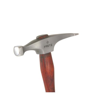Fretz HMR-406 Precisionsmith Riveting/Texturing Hammer, for Metalsmiths, Jewelers and Jewelry Making - Rose Wood Handle, 420 Stainless Steel