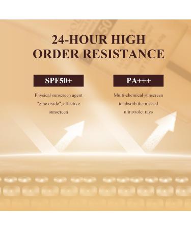 BB Cream Light Tinted Moisturiser Face Women BB Cream Foundation BB Cream Cover Blemishes tinted spf 50 face moisturiser Gold Snail Sunscreen - Buy Online on GoSupps.com