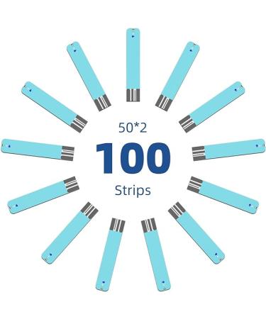 Metene TD-4116 Blood Glucose Test Strips, 100 Count Blood Sugar Test Strips for Diabetes, Use with metene TD-4116 Blood Glucose Monitoring System Only - Buy Online on GoSupps.com