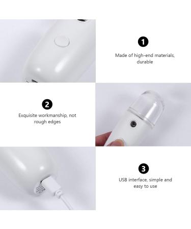 FRCOLOR Portable 1 Set Spray Hydrating Apparatus Travel Steamer Mini Handy Facial Sprayer for Eyelash Extensions Care 11.2x4.2cm 1.0 - Buy Online on GoSupps.com