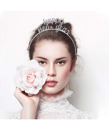 Amosfun New Year's Eve Hair Accessories - 2 Pack Strass Headbands & Tiara for Festive Celebrations - Buy Online on GoSupps.com
