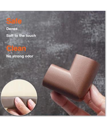RovingCove Large 18ft Edge Corner Protector Baby Proofing | Heavy-Duty NBR Rubber Foam | Furniture Fireplace Safety Guard | 3M Adhesive | Coffee Brown - Buy Online on GoSupps.com
