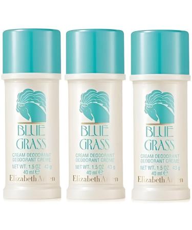 Generic Blue Grass Deodorant Stick Cream 1.5 Oz Woman 3-Pack New