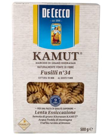 De Cecco De Cecco Fusilli Kamut Pasta No. 34 500 g